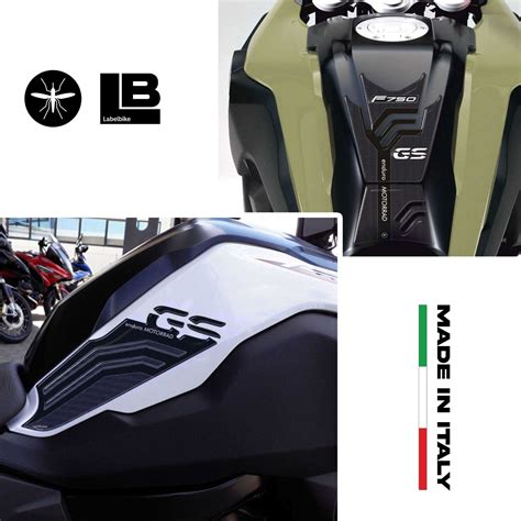 Kit 3 Adesivi Gel Protezioni Laterali Compatibili Per Moto Bmw F750 Gs