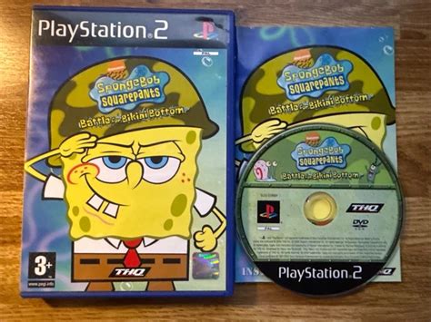 SPONGEBOB SQUAREPANTS BATTLE For Bikini Bottom For Sony Playstation 2