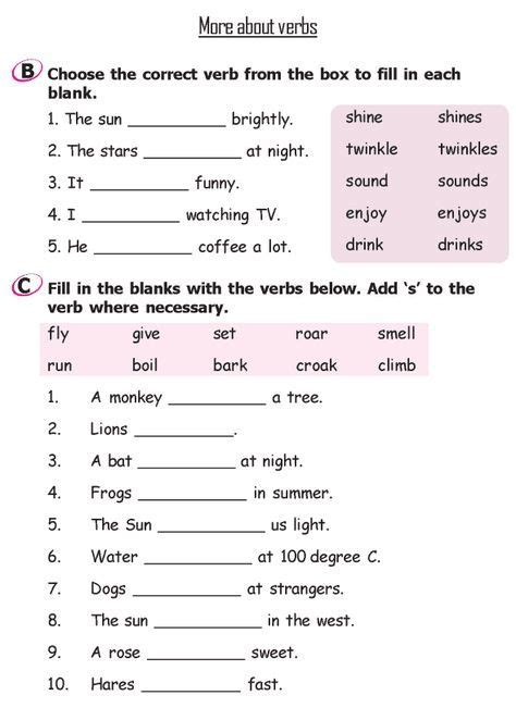 class  english work sheet  english worksheets  grade  ib