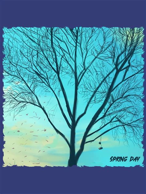 The Tree From Bts Spring Day Vector T Shirt For Sale By Myusic