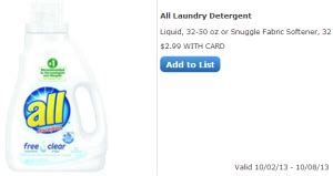 All Detergent - Coupons and Freebies Mom