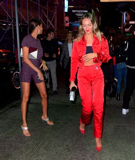 Candice Swanepoel Sexy In Red Hot Celebs Home