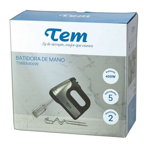 Equipadora Tem Tem - Batidora TEM T1WBA400W 7100 — Brillante