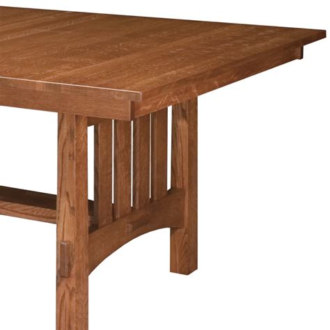 Del Mar Amish Trestle Table Amish Dining Room Tables Cabinfield