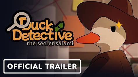 Duck Detective The Secret Salami Official Release Date Trailer YouTube