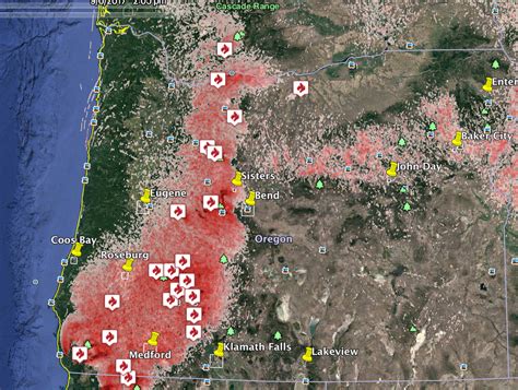 Oregon State Smoke Forecast for Wed-Thursday September 6-7, 2017