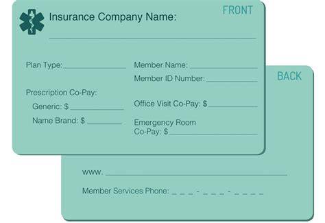Free Insurance Card Template Free Auto Insurance Agent Resume