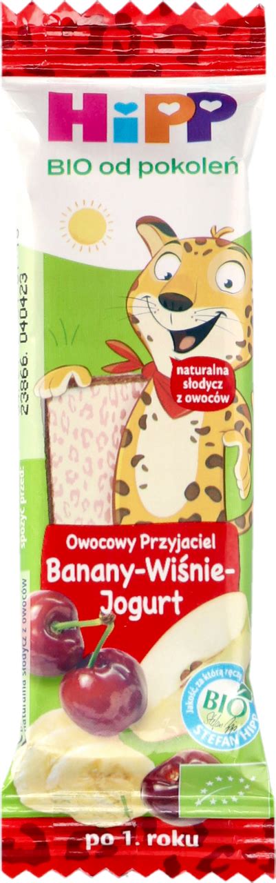 Hipp Bio Od Pokole Owocowy Przyjaciel Batonik Owocowy Banany