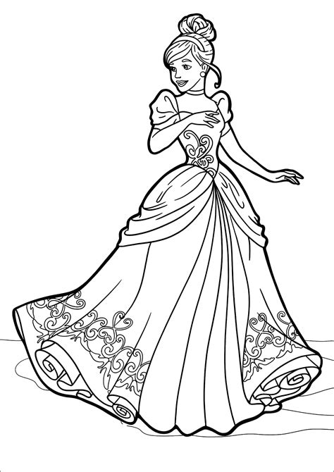 Desenho Da Cinderela Para Imprimir - 5