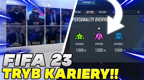 TRYB KARIERY FIFA 23 YouTube