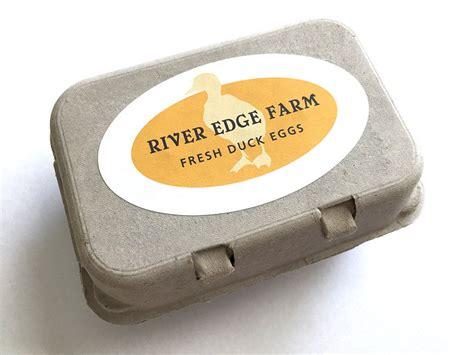 Duck Egg Carton Labels Personalized Duck Egg Label Duck