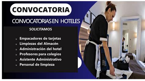 Empleo Para Hoteles Disponible Las Nuevas Vacantes Puestos De Trabajo