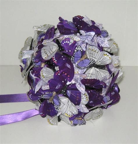 Butterfly Bouquet Butterfly Wedding Theme Purple Wedding