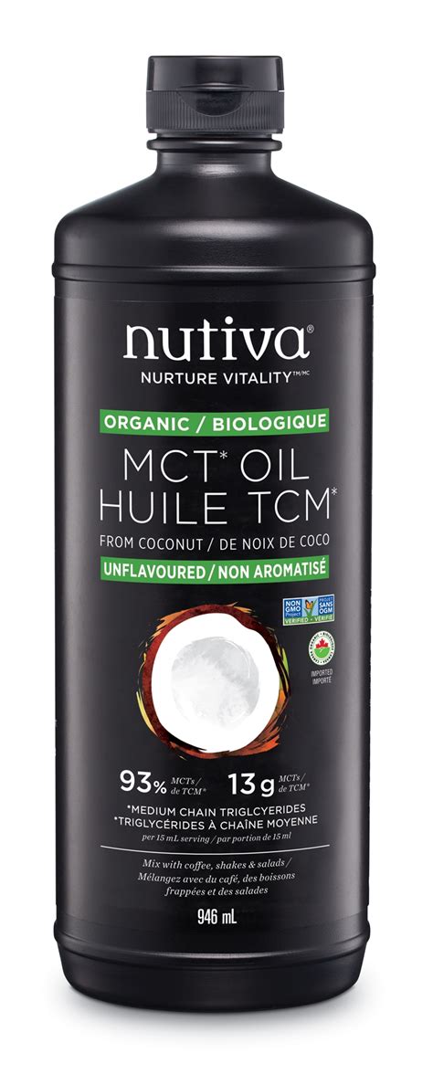 Nutiva Organic Liquid MCT Coconut Oil 946ml BuyWell Canada S