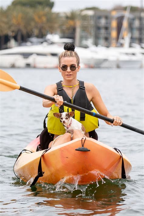 RACHEL MCCORD In Bikini Kayaking In Marina Del Rey 04 20 2019 HawtCelebs