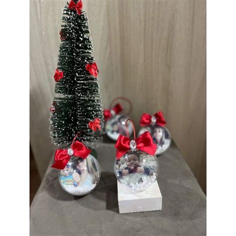 Bolinhas De Natal Foto - 5 Bolas Bolinhas de Natal Personalizadas com Foto Imagens | Elo7