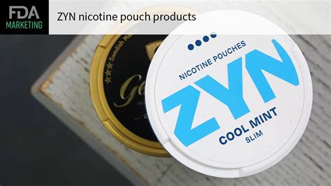 FDA Authorizes Marketing of Nicotine Pouches, a First for the Agency