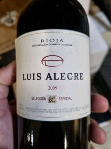 Luis Alegre Rioja Selecci N Especial Vivino Us