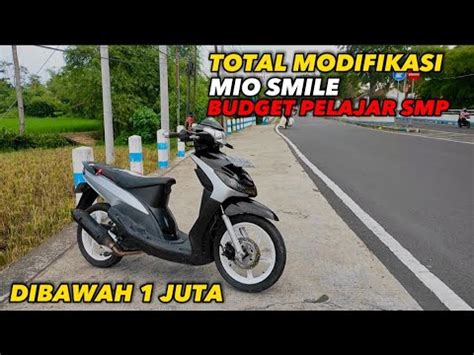 Bongkar Total Harga Modifikasi Mio Smile Kantong Pelajar Modifikasi