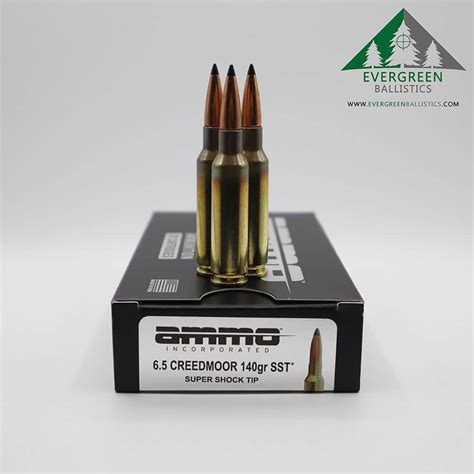 Ammo Inc 6 5 Creedmoor 140 Grain Sst Ammo Evergreen Ballistics