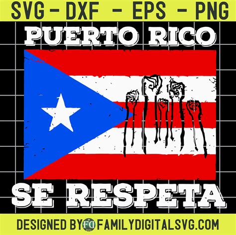 Puerto Rico Island Puerto Rico Art Flag Vector Vector Clipart