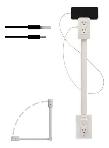 Extensor De Tomada Elétrica - Extensor De Tomada Elétrica Para Tomadas De Difícil Acesso ...