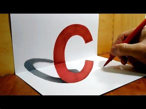 how to draw a 3d c
