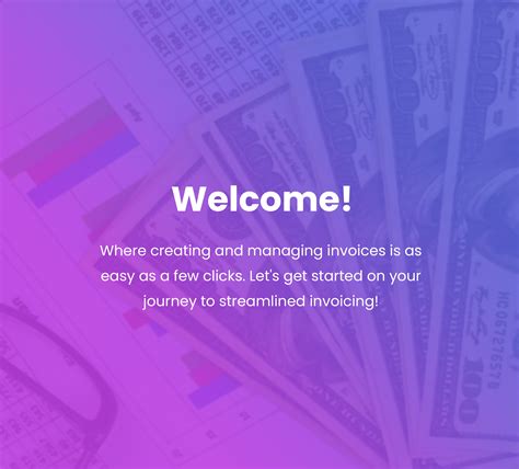 The Invoice Login Page