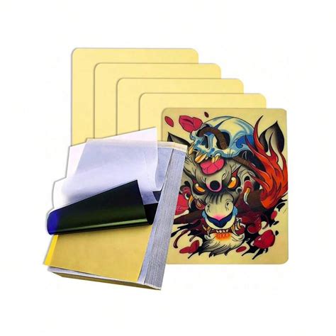 12pcs Tattoo Transfer Paper, Tattoo Stencil Paper For Tattooing, Unique ...