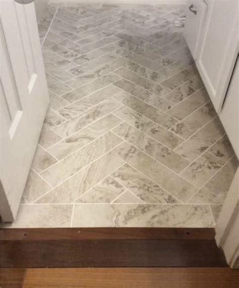 Large Herringbone Marble Tile Floor How To Diy It For Less Artofit