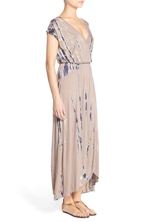 Fraiche By J Tie Dye Faux Wrap Maxi Dress Nordstrom Maxi Dress