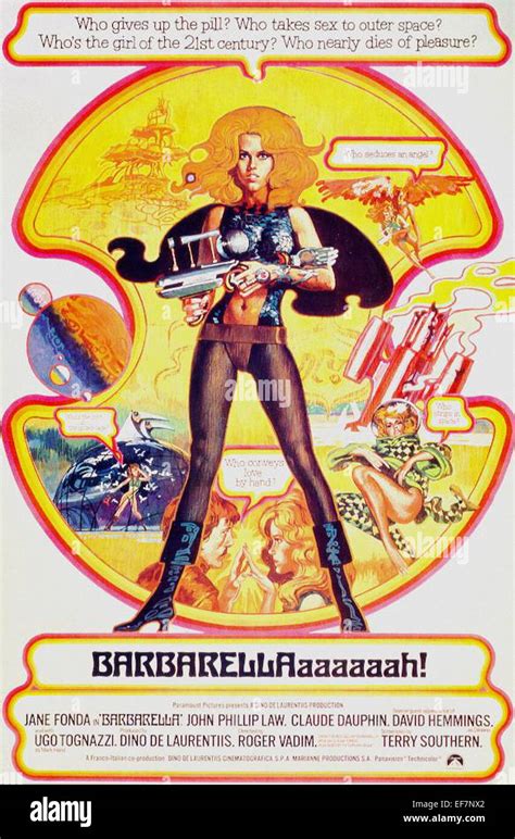 Barbarella movie poster display hi-res stock photography and images - Alamy