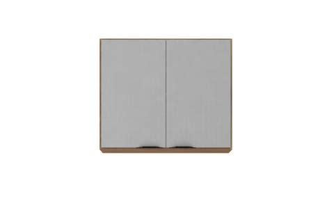 Armário Aéreo Portas cm Firenze Amendola Nude Prime Demóbile Armário de Cozinha