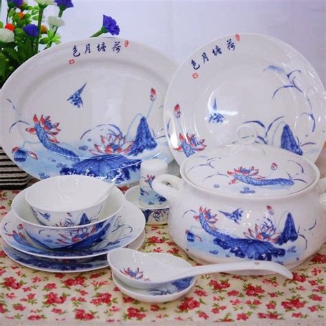 Bone China Tableware Set 56 Skull Porcelain Of Jingdezhen Ceramics