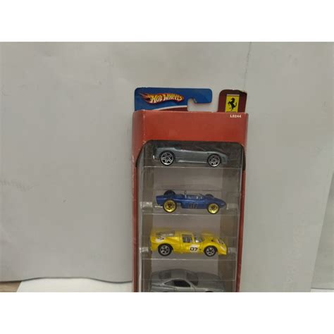 FERRARI SET X 5 MODELCARS 1 64 HOT WHEELS BCN STOCK CARS