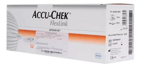 Cateter Accu Chek Flexlink C Nulas Mm Caixa C Un Frete Gr Tis