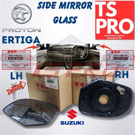 Proton Ertiga Suzuki Genuine Side Mirror Glass Cermin Sisi Left 84740