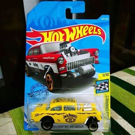 Jual Hot Wheels HotWheels Chevy Bel Air Gasser Custom Jack Daniels Shopee Indonesia