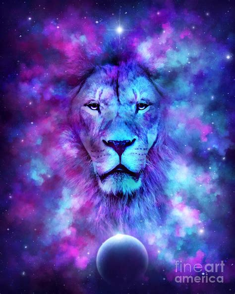 Leo the Lion Digital Art by Jessica Allain