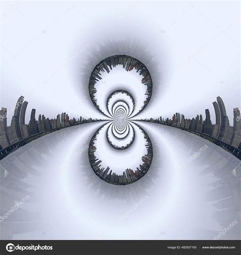 New York Manhattan Fractal Art Rendering — Stock Photo © rolffimages #482507100