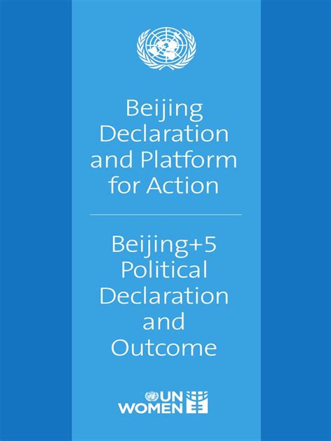 The Beijing Declaration PDF | PDF | Gender Equality | Gender Studies