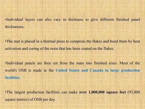 OSB & WOOD COMPOSITES | PPTX