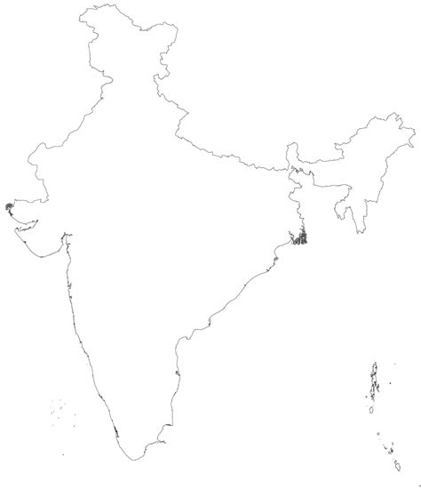 outline images  india map india state map vector art icons