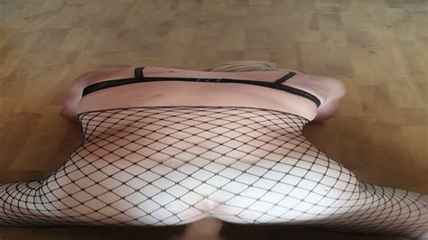 Misr4 Fishnet Bodysuit Anal Masturbation