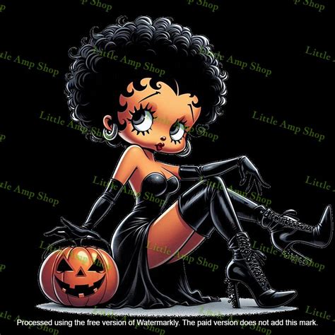 Halloween, Horror, Style Betty Boop Bundle, Pumpkin, Png, Mug, Tumbler