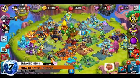 How To Breed Tartarus Monster Legends YouTube