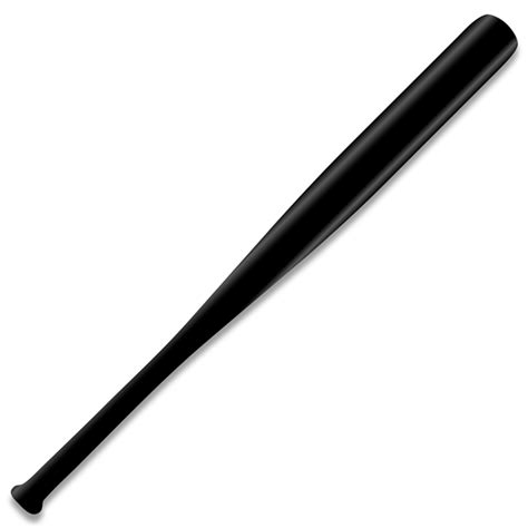 Unprinted Mini Baseball Bat Black Miniature Baseball Bat