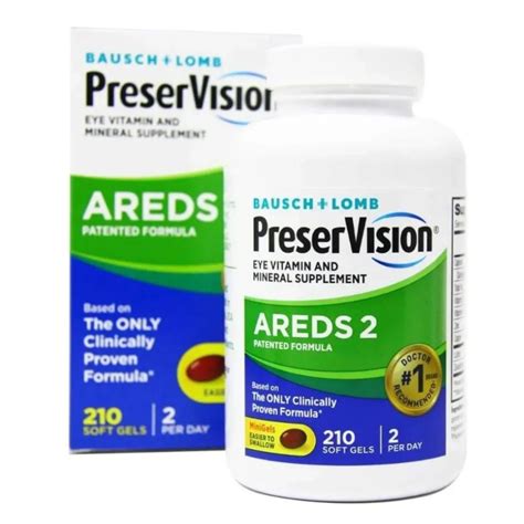 Compre Preservision Areds 2 Formula Bausch Lomb 210 Gel Soft Aqui Na