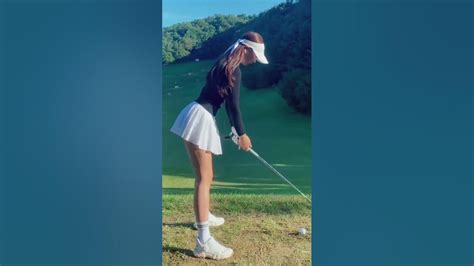 Beautiful Girl Playing Golf1 Youtube