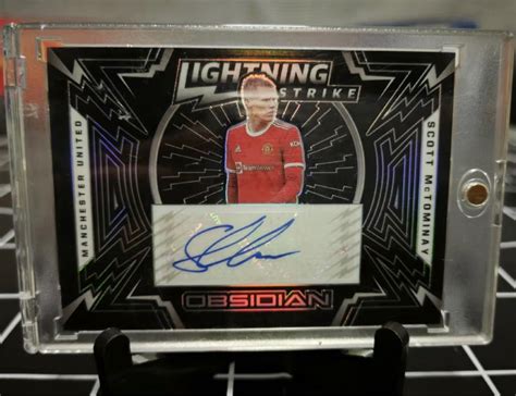 Scott McTominay Auto Panini Obsidian 115 Man United Scotland Cristiano